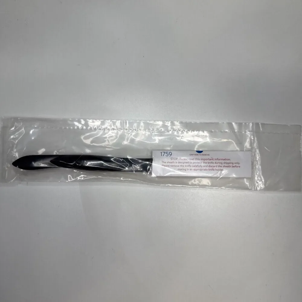 Cutco 1759 Classic Handle Serrated Table Knife Black Handle Sealed Package New